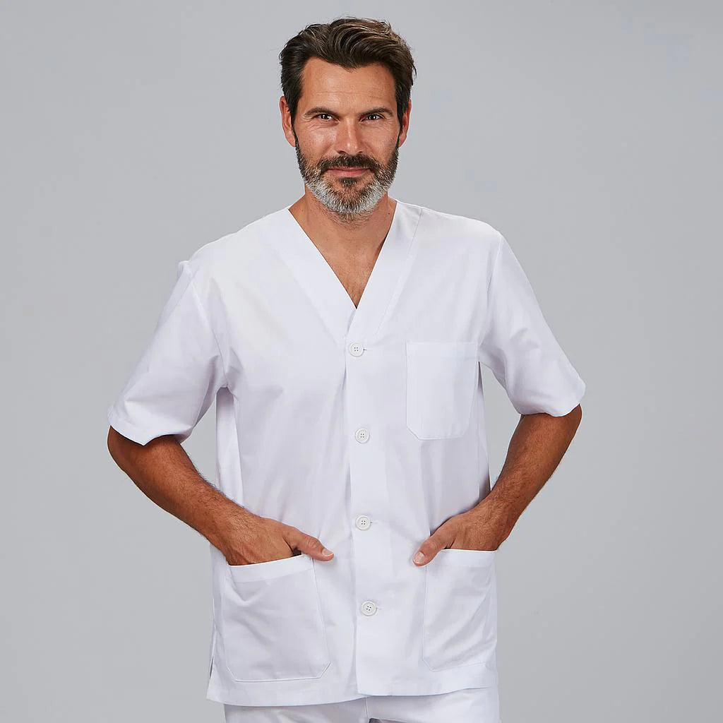 650101-101 - BLUSA SANITARIO UNISEX PICO BOTONES