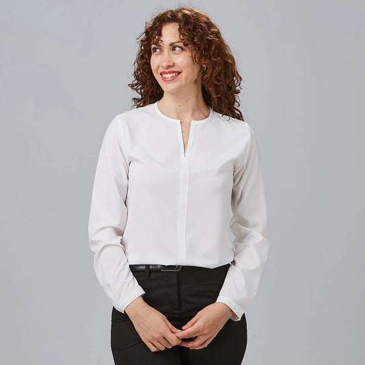 651400-1010 - BLUSA MUJER ELASTICA BLANCO ÓPTICO