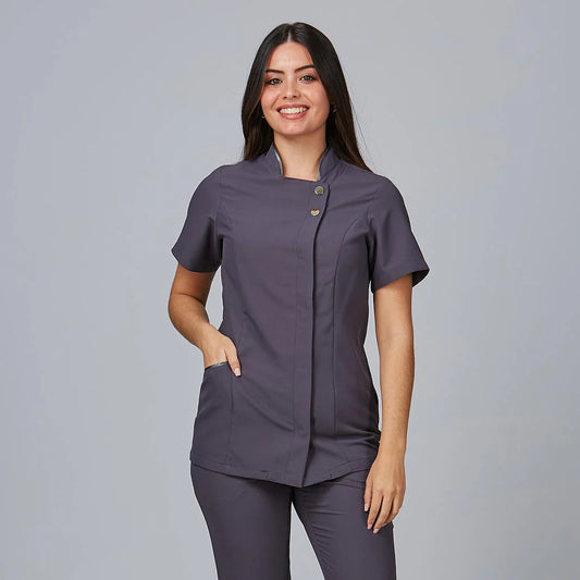 653200-139 - BLUSA MUJER MALDIVAS GRIS MARENGO