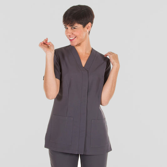 655100-139 - BLUSA MUJER SONIA GRIS MARENGO