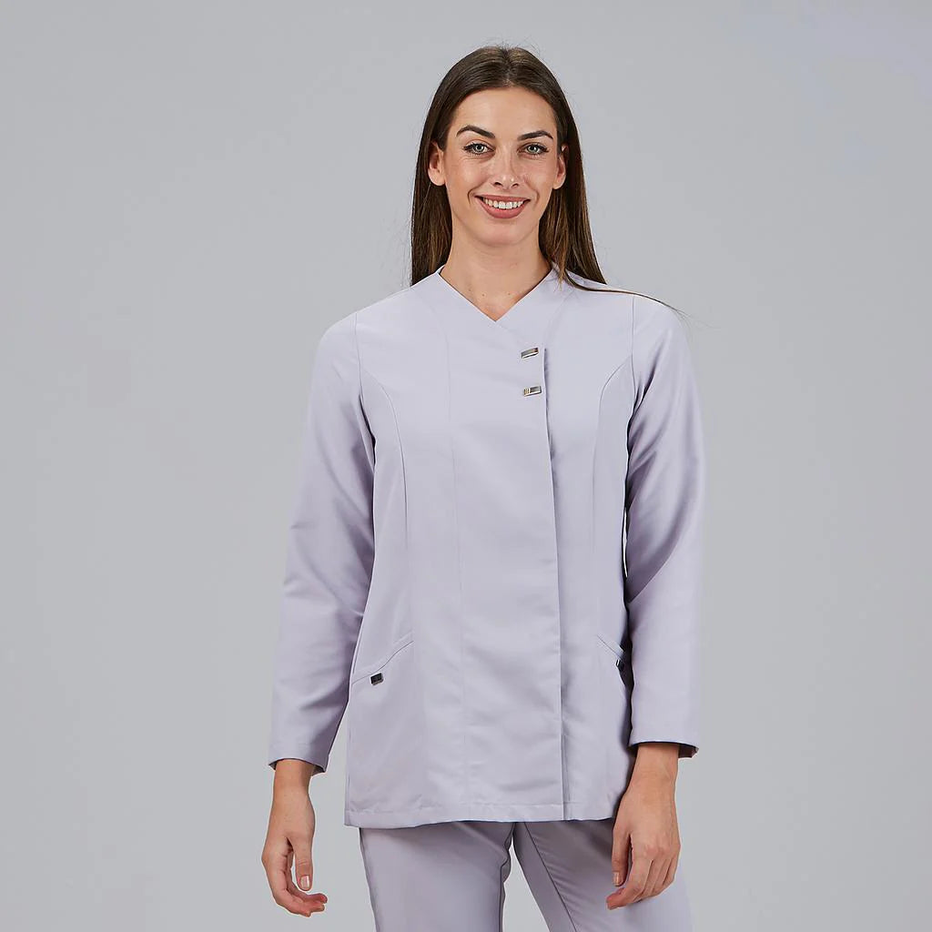659500-117 - BLUSA MUJER BEGOÑA GRIS PERLA