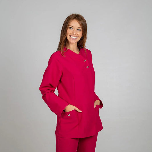 659500-138 - BLUSA MUJER BEGOÑA FRAMBUESA