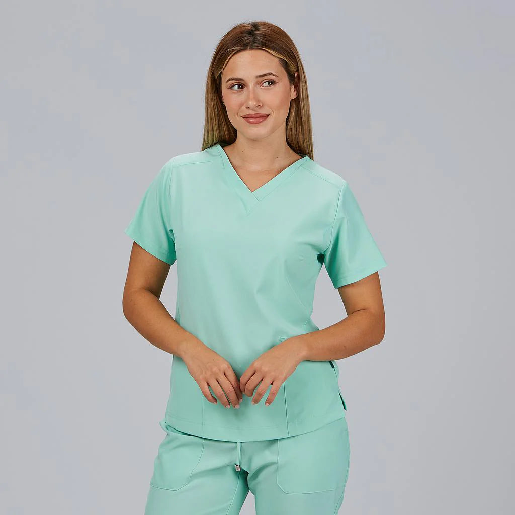 659600-155 - BLUSA MUJER ROSALIA VERDE AGUA