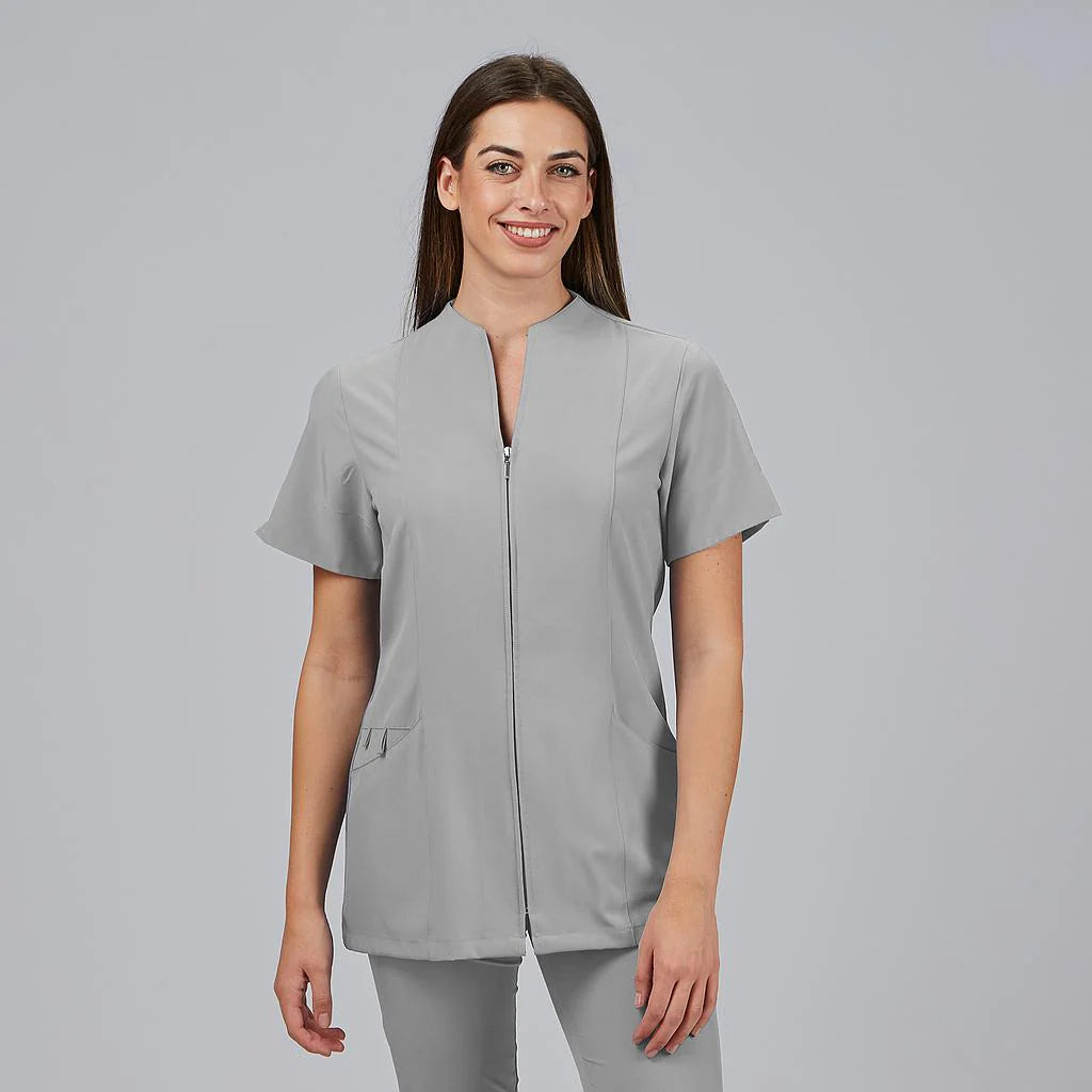662200-117 - BLUSA ABIERTA MUJER YANIRA GRIS PERLA