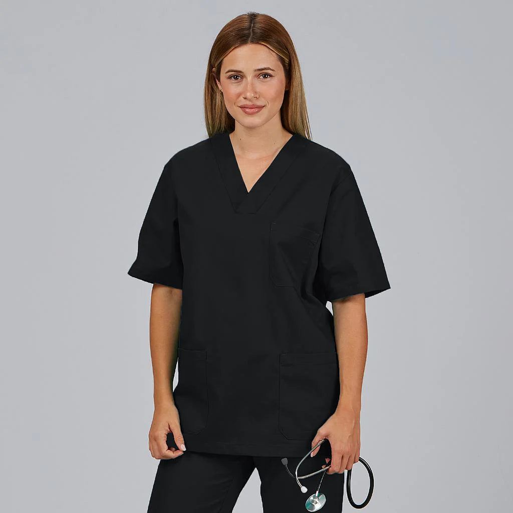 671101-001 - BLUSA SANITARIO UNISEX PICO SARGA NEGRO