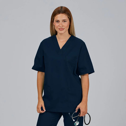 671101-104 - BLUSA SANITARIO UNISEX PICO SARGA MARINO