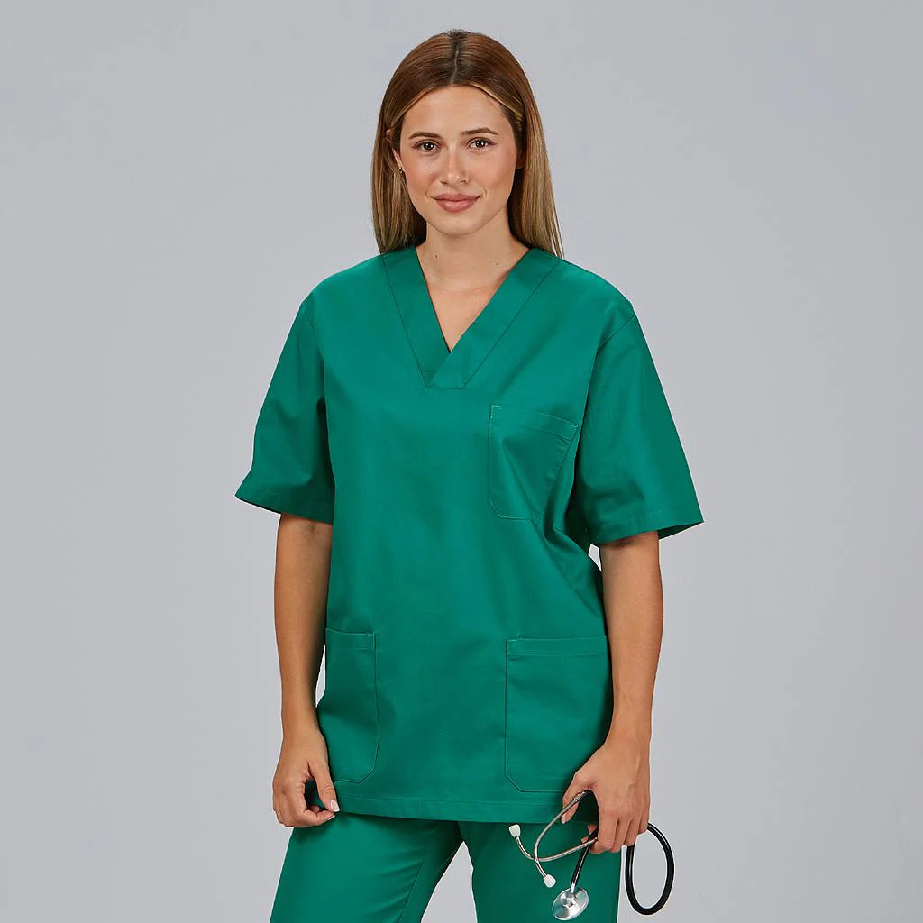 671101-108 - BLUSA SANITARIO UNISEX PICO SARGA VERDE