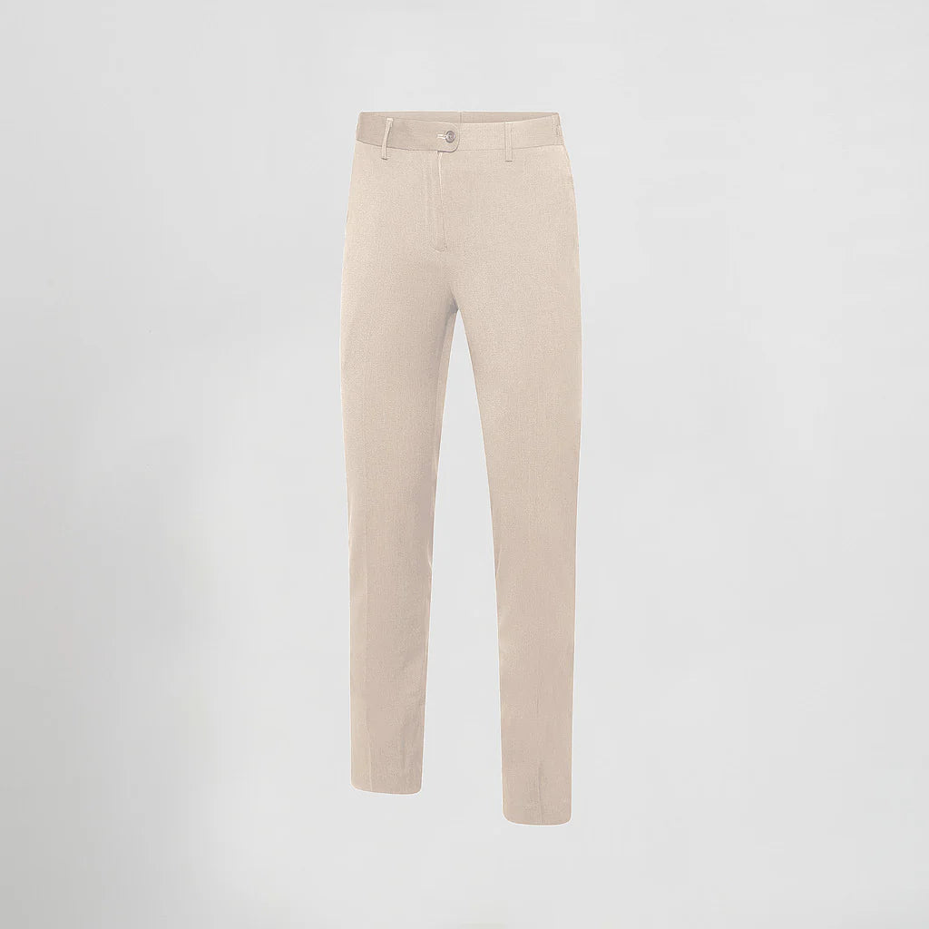 700026-110 - PANTALON MUJER CINTURA EXTENSIBLE TAFFORA BEIGE