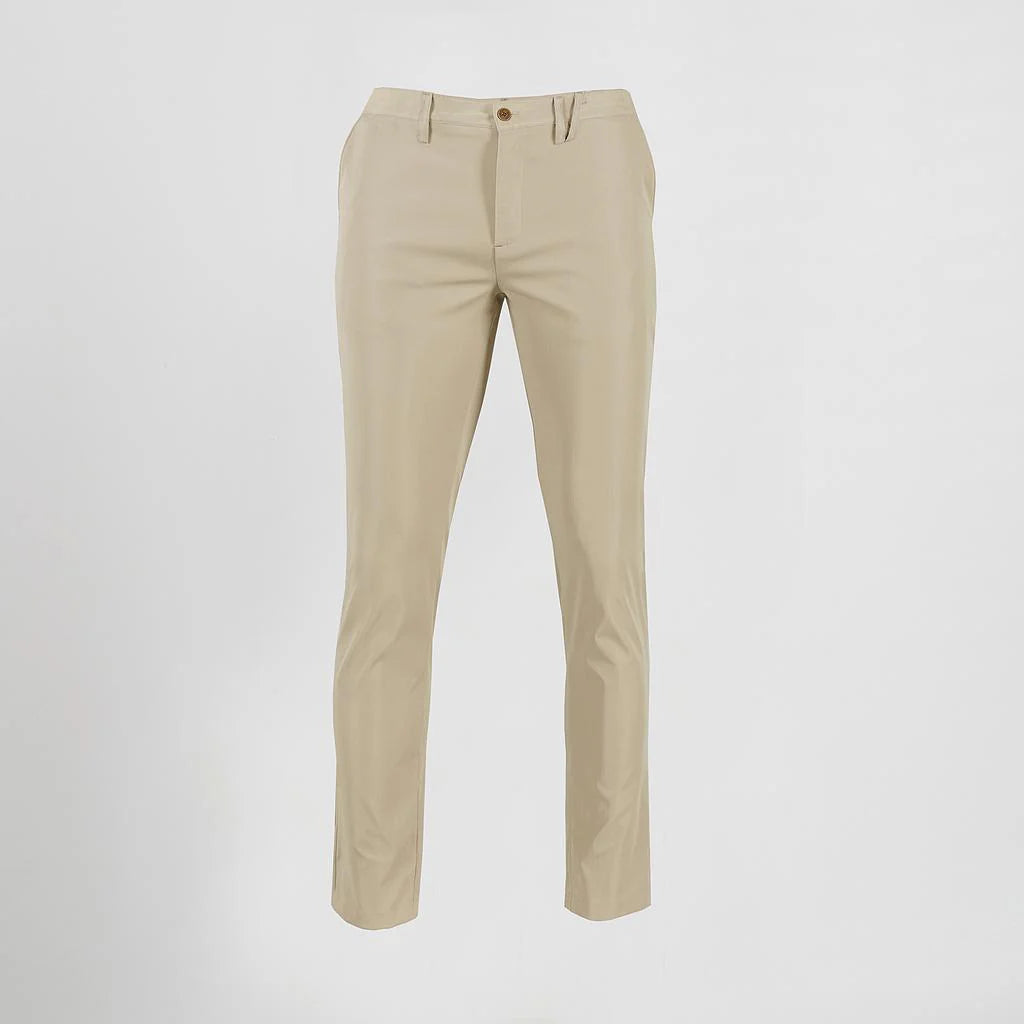700027-110 - PANTALON HOMBRE CHINO T400 BEIGE