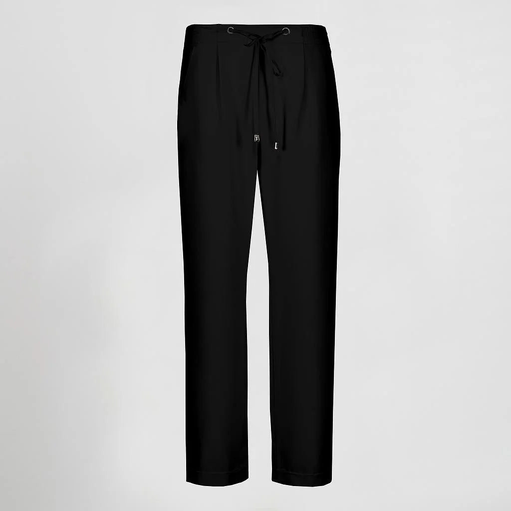 700045-001 - PANTALON MUJER TERMINALES BAJO VUELTO NEGRO