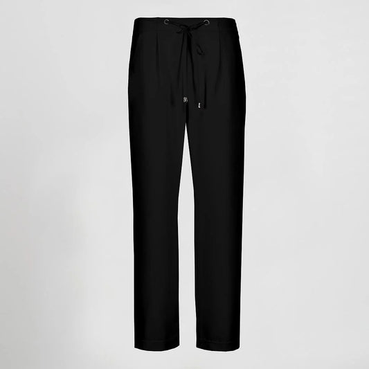 700045-001 - PANTALON MUJER TERMINALES BAJO VUELTO NEGRO