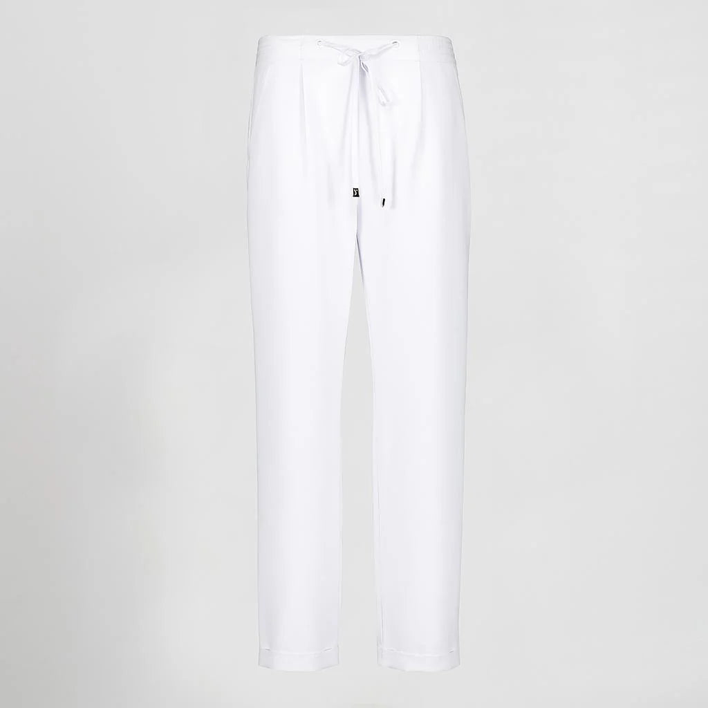 700045-101 - PANTALON MUJER TERMINALES BAJO VUELTO BLANCO
