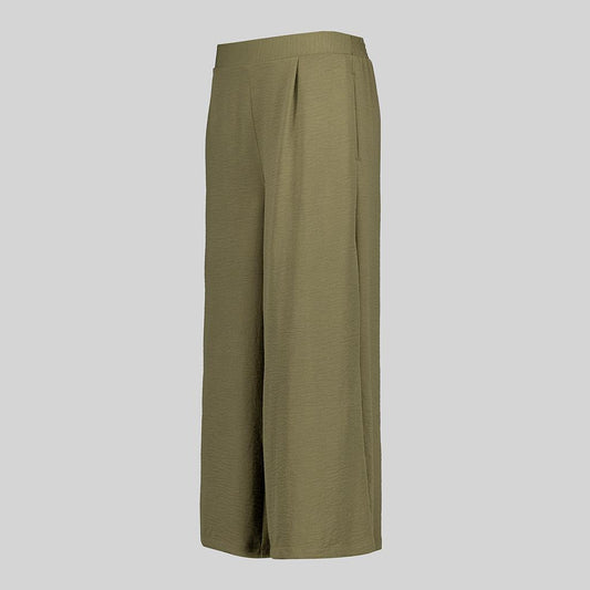 700046-154 - PANTALON MUJER CULOTTE BAMBULA VERDE MUSGO