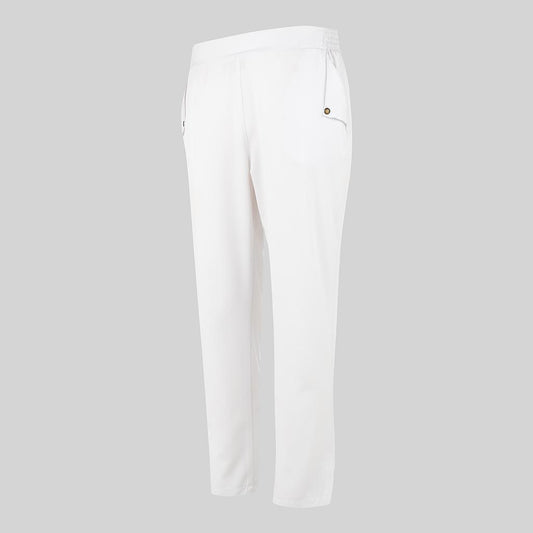 700052-101 - PANTALON MUJER GOMA COSTADOS BLANCO