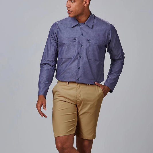 700055-110 - BERMUDA HOMBRE CHINO T400 CAMEL