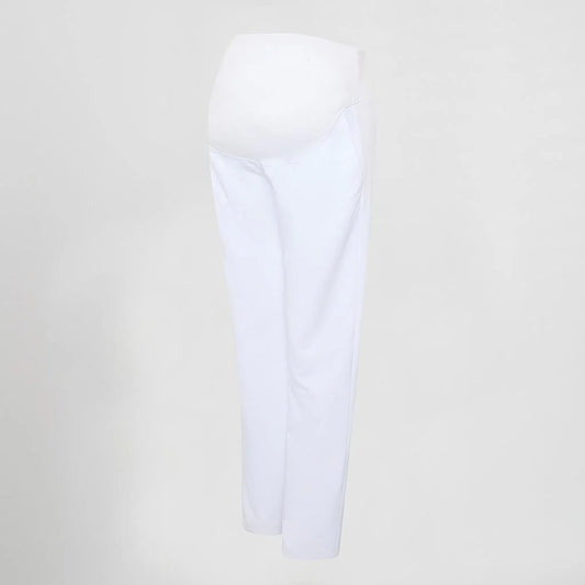 700058-101 - PANTALON PREMAMA MICROFIBRA BLANCO