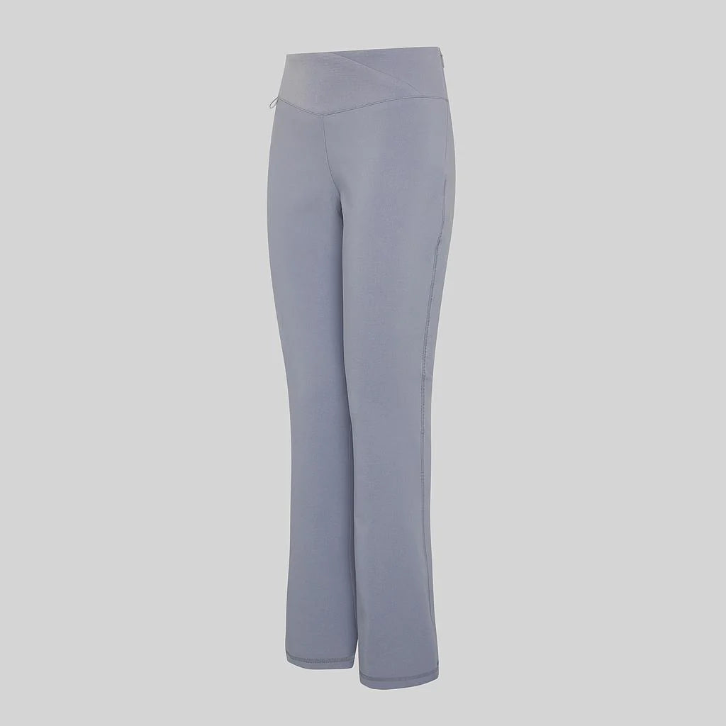 700076-117 - PANTALON MUJER FLARE GRIS PERLA