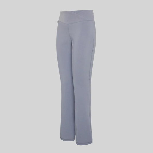 700076-117 - PANTALON MUJER FLARE GRIS PERLA