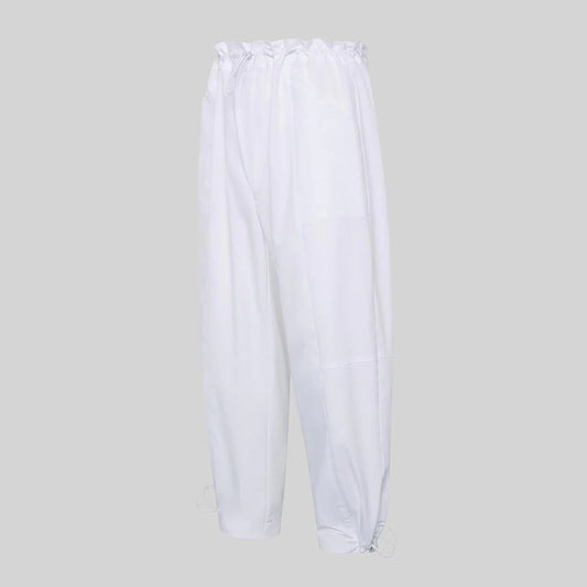 700078-101 - PANTALON UNISEX ESTILO JOGGER AJUSTABLE BLANCO