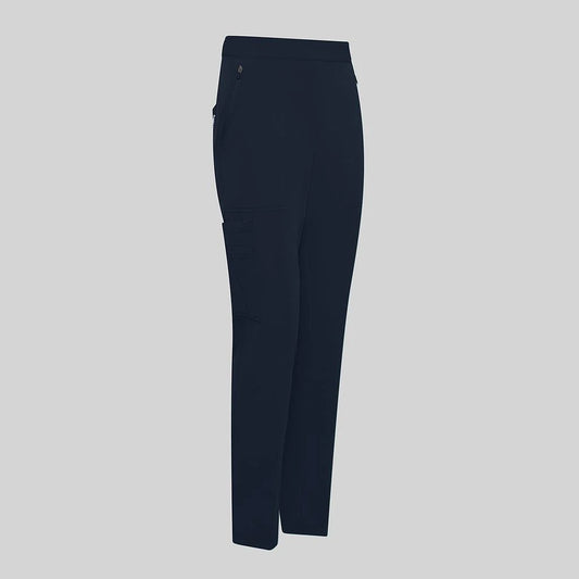 700079-165 - PANTALON MUJER CREMALLERA EN BAJOS AZUL PROFUNDO
