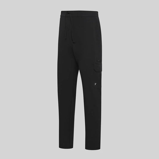 700081-001 - PANTALON UNISEX CINTURA AJUSTABLE Y BOLSILLOS CARGO NEGRO