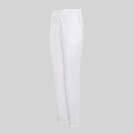 700082-101 - PANTALON UNISEX CORDON GOMA CINTURA BLANCO