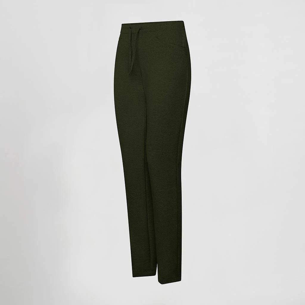 700087-149 - PANTALON MUJER BOLS. AMERICANO VIGORE VERDE CAQUI