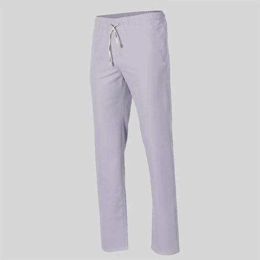 700600-117 - PANTALON UNISEX GOMA+CORDON EXTERIOR MICROFIBRA GRIS PERLA