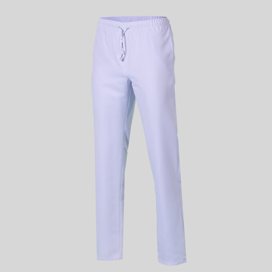 700600-101 - PANTALON UNISEX GOMA+CORDON EXTERIOR MICROFIBRA BLANCO