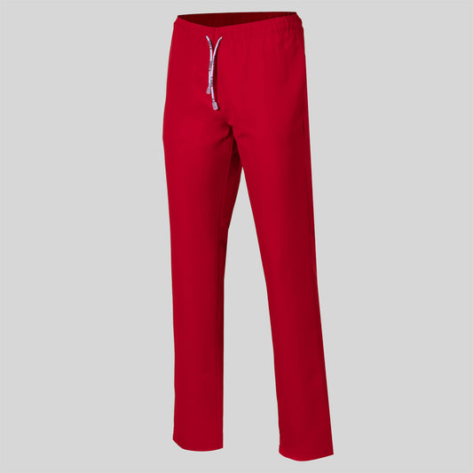 700600-105 - PANTALON UNISEX GOMA+CORDON EXTERIOR MICROFIBRA ROJO