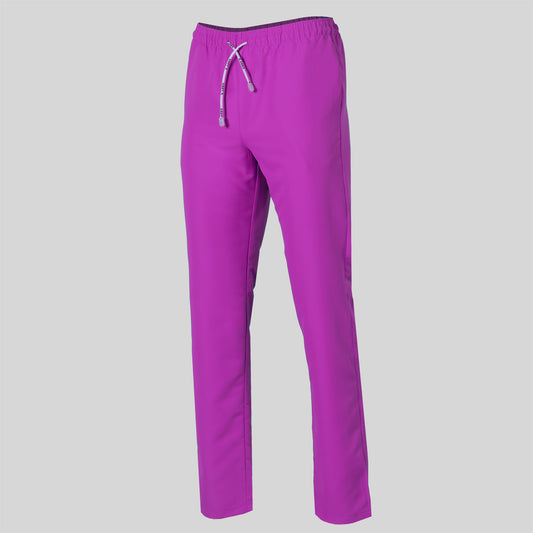 700600-119 - PANTALON UNISEX GOMA+CORDON EXTERIOR MICROFIBRA MALVA