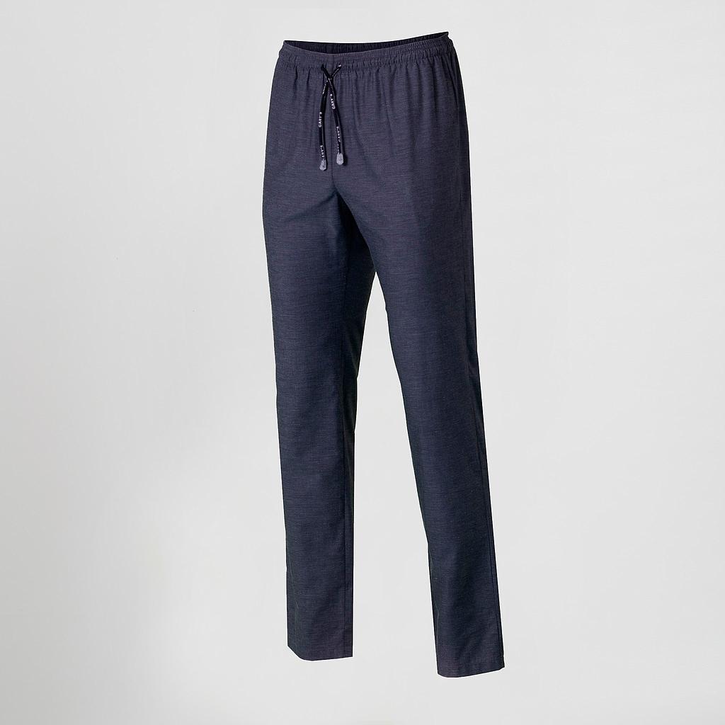 702300-1131 - PANTALON UNISEX CON CORDON CHAMBRAY ROMBOS