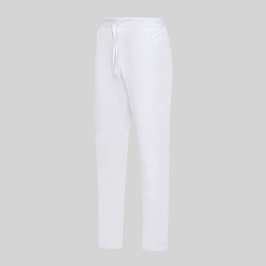 703100-101 - PANTALON UNISEX MULTIBOLSILLOS SARGA ELASTICA BLANCO