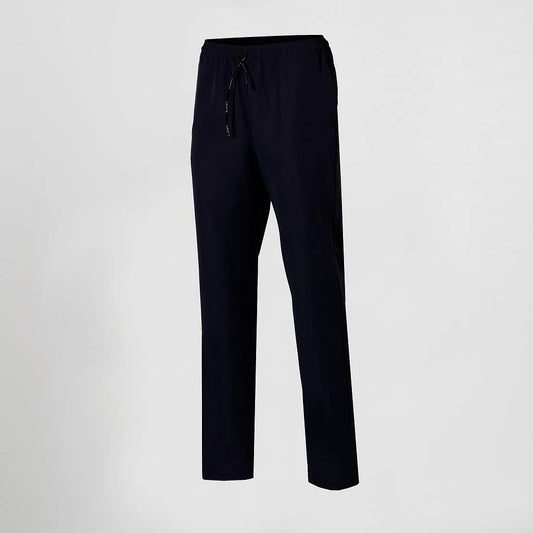 703600-001 - PANTALON UNISEX CON CORDON TEJIDO RECICLADO MICROFIBRA NEGRO