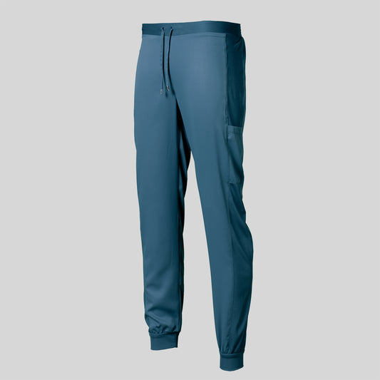 704200-153 - PANTALON UNISEX JOGGER PEACH AZUL PETRÓLEO