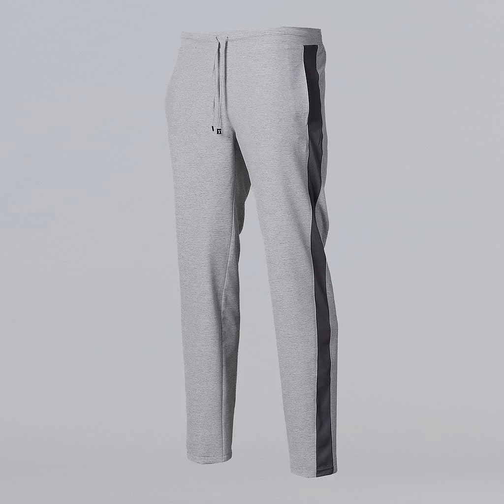 704600-117 - PANTALON UNISEX LINEA LATERAL GRIS PERLA