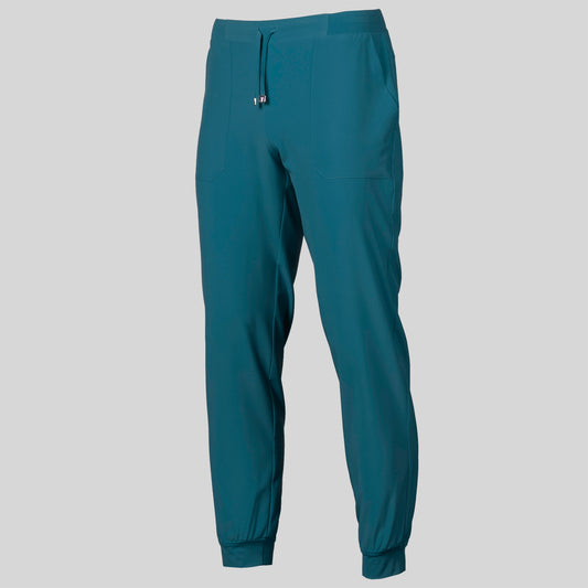 704700-145 - PANTALON UNISEX JOGGER VERDE PETRÓLEO