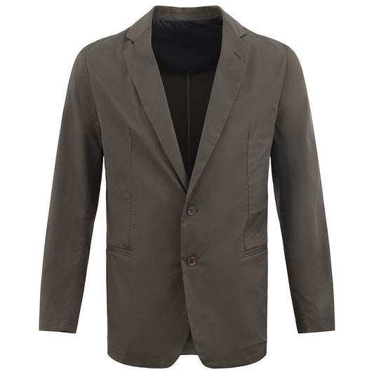 725042-168 - AMERICANA HOMBRE VERTICE VERDE OLIVA