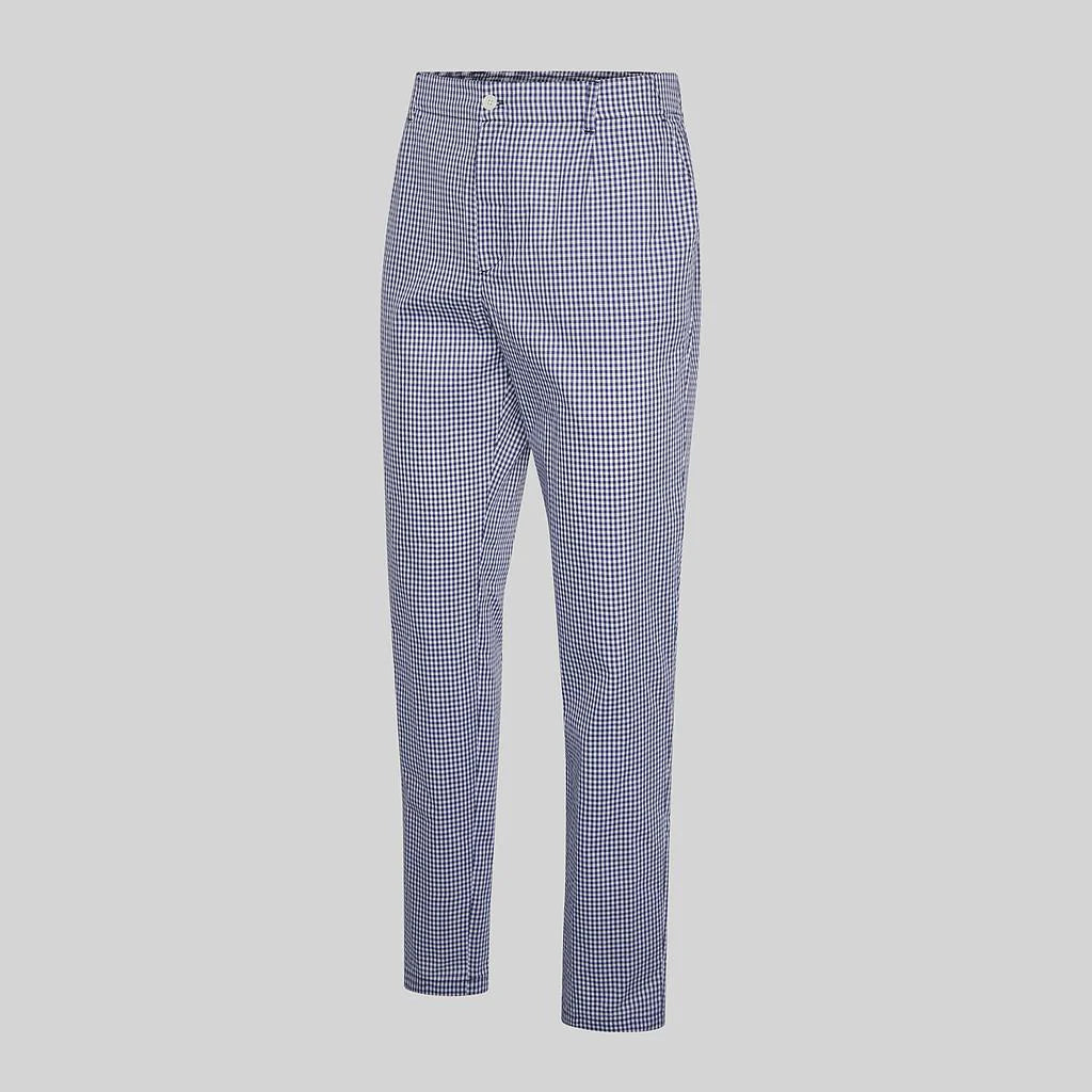 771L00-202 - PANTALON COCINA UNISEX VICHY CUADRO MARINO