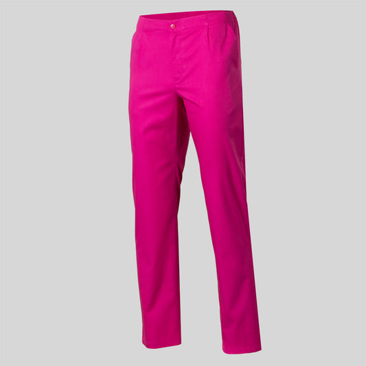 773300-125 - PANTALON SANITARIO SARGA COLORES BOLSILLOS FUCSIA