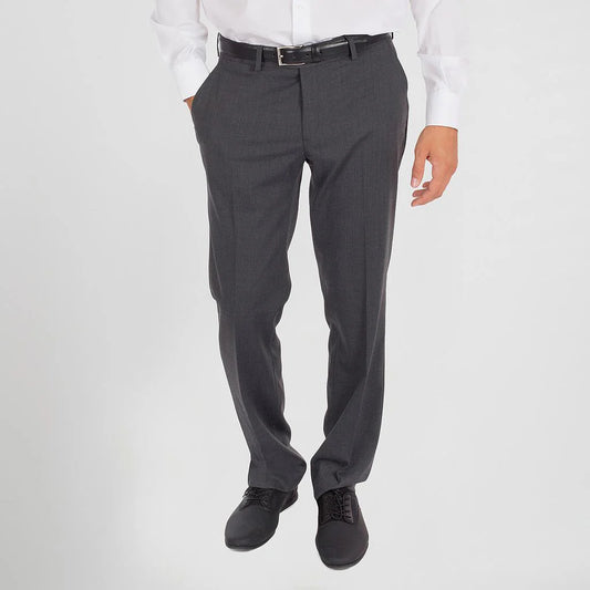 791100-139 - PANTALON HOMBRE SIN PINZAS TRIVIAL GRIS MARENGO