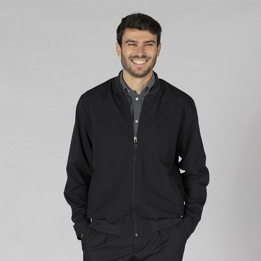 800011-001 - CHAQUETA BOMBER HOMBRE TRIVIAL NEGRO