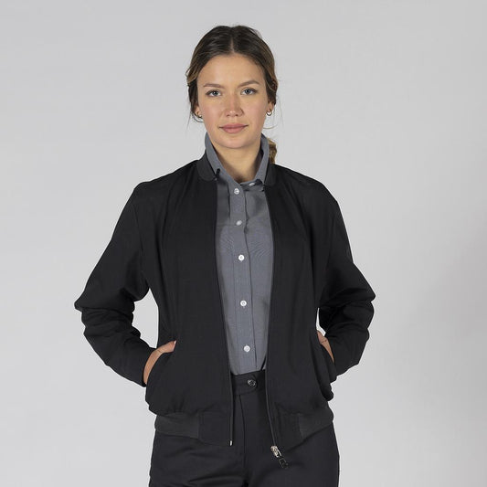 800012-001 - CHAQUETA BOMBER MUJER TRIVIAL NEGRO