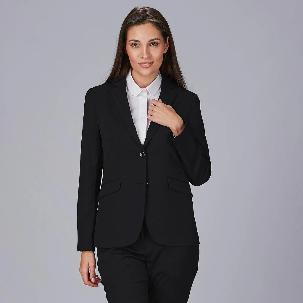 800044-001 - AMERICANA MUJER SIN FORRAR T400 NEGRO