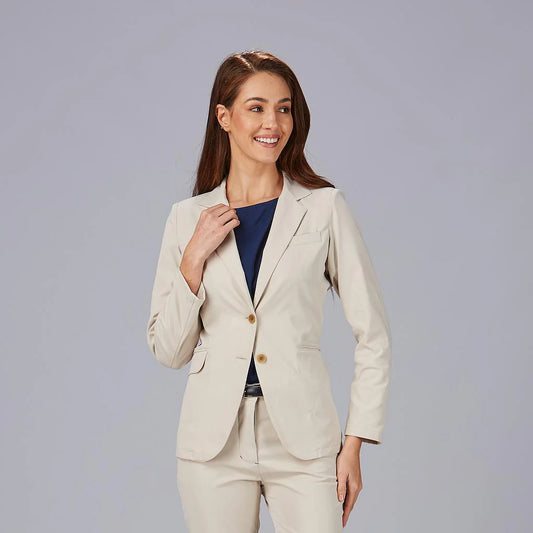 800044-110 - AMERICANA MUJER SIN FORRAR T400 BEIGE