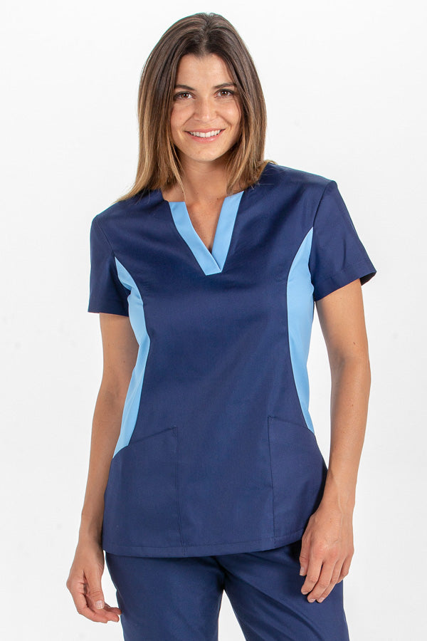 8029577 - Casaca sanidad mujer microfibra azul