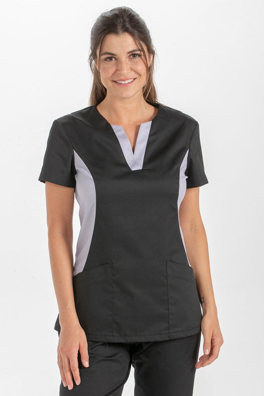 8029578 - Casaca sanidad mujer microfiba negro