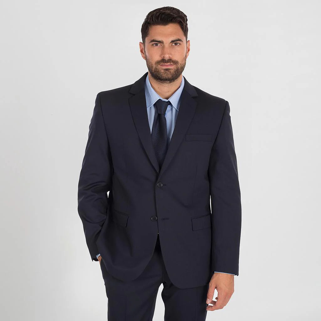 812400-104 - AMERICANA HOMBRE 2 BOTONES SLIM FIT MAXIMA MARINO
