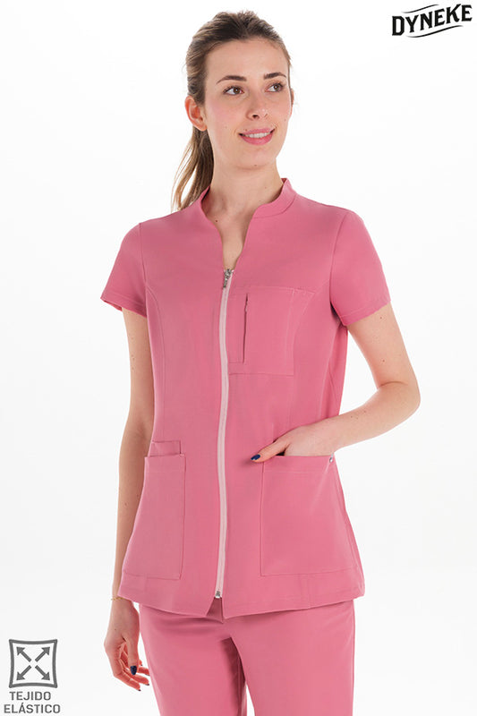 8124406 - Chaqueta mujer m/c rosa elástica