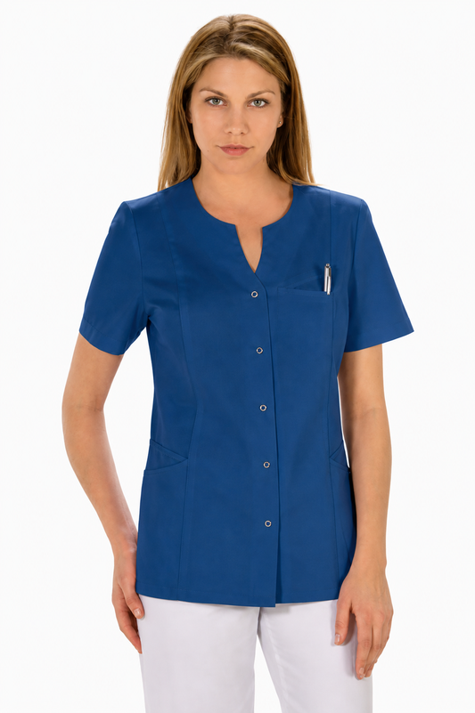 8151482 - CHAQUETA OJAL MILITAR MICROFIBRA AZUL